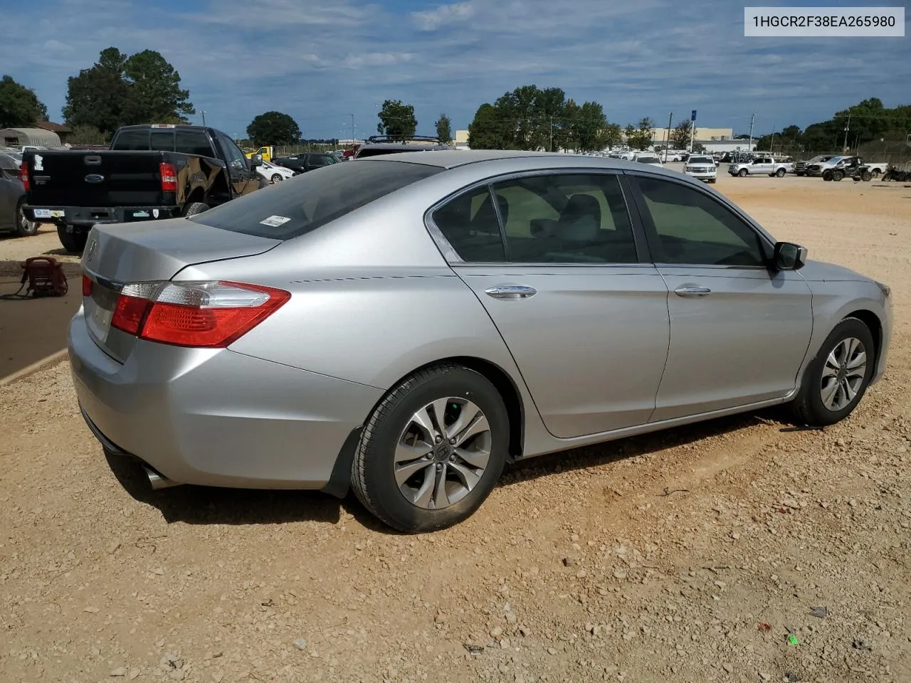 2014 Honda Accord Lx VIN: 1HGCR2F38EA265980 Lot: 76246064