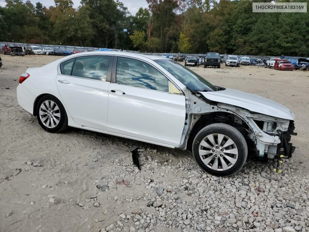 2014 Honda Accord Exl VIN: 1HGCR2F80EA183169 Lot: 76372374