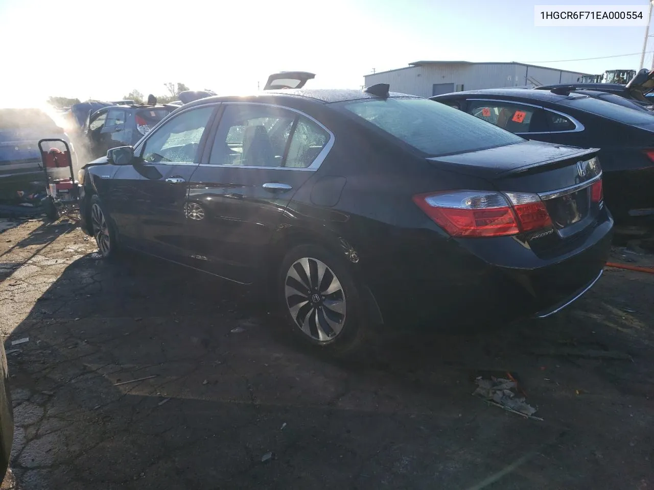 1HGCR6F71EA000554 2014 Honda Accord Touring Hybrid