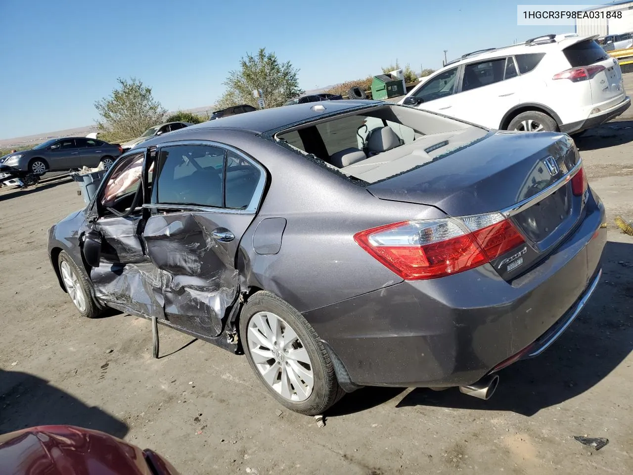 2014 Honda Accord Touring VIN: 1HGCR3F98EA031848 Lot: 76578284