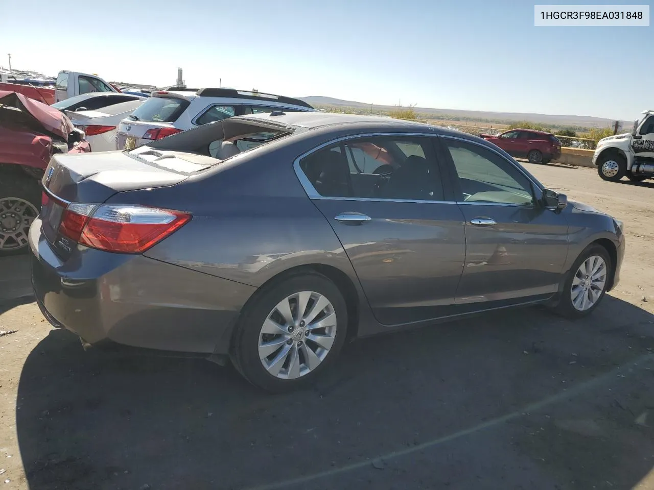 2014 Honda Accord Touring VIN: 1HGCR3F98EA031848 Lot: 76578284