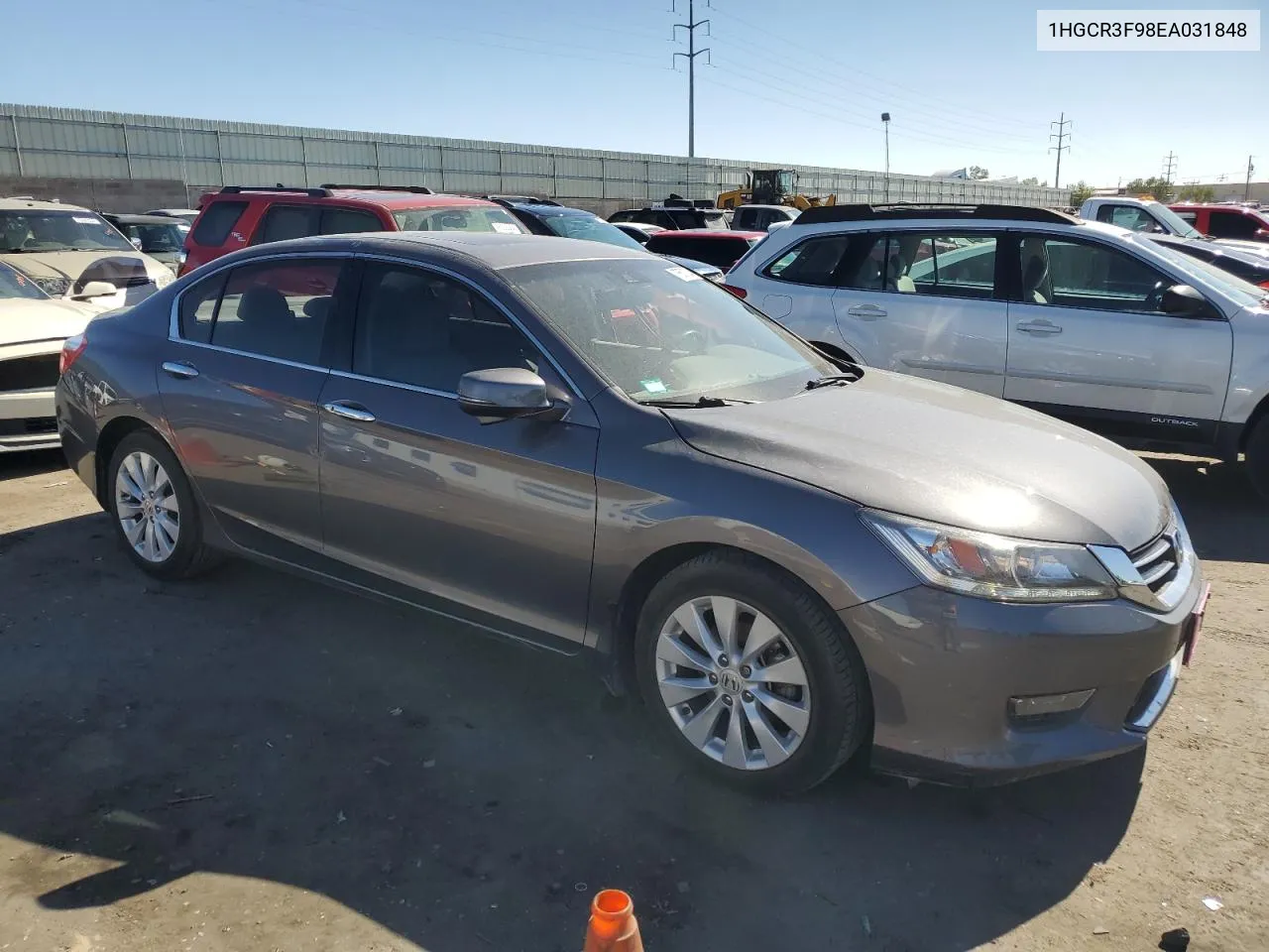 2014 Honda Accord Touring VIN: 1HGCR3F98EA031848 Lot: 76578284