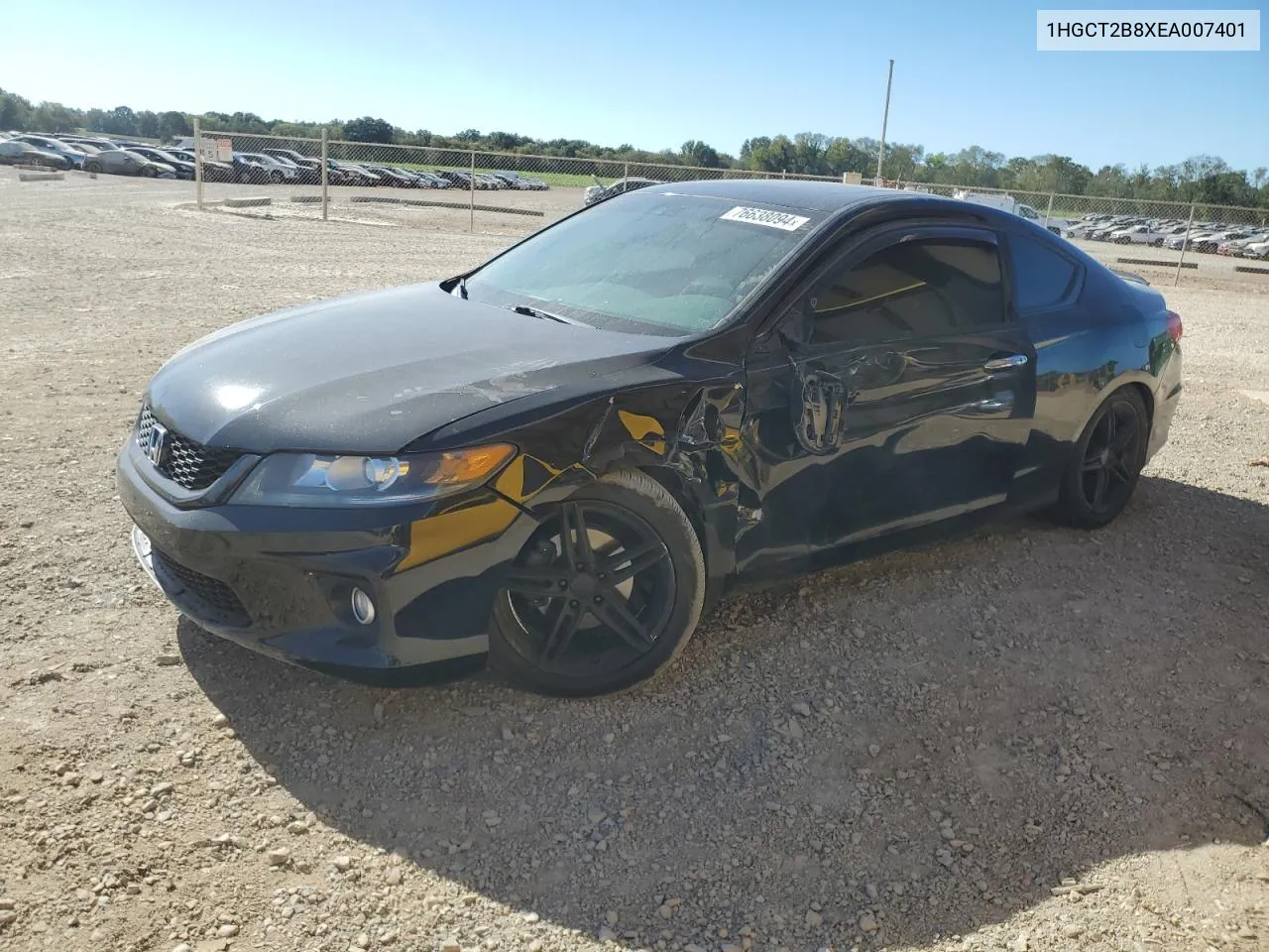 1HGCT2B8XEA007401 2014 Honda Accord Exl