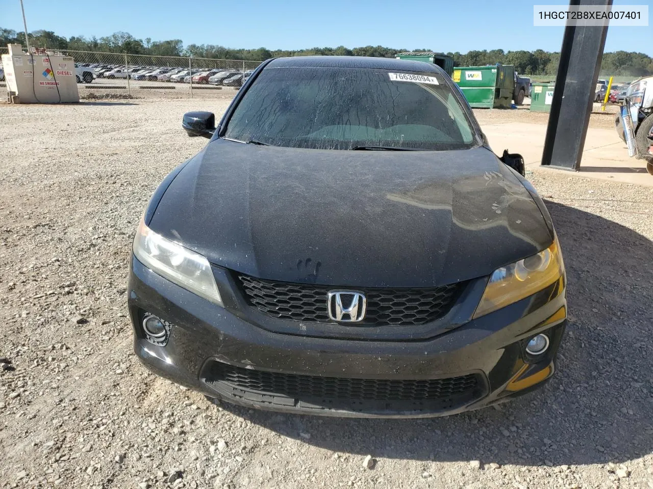 2014 Honda Accord Exl VIN: 1HGCT2B8XEA007401 Lot: 76638094