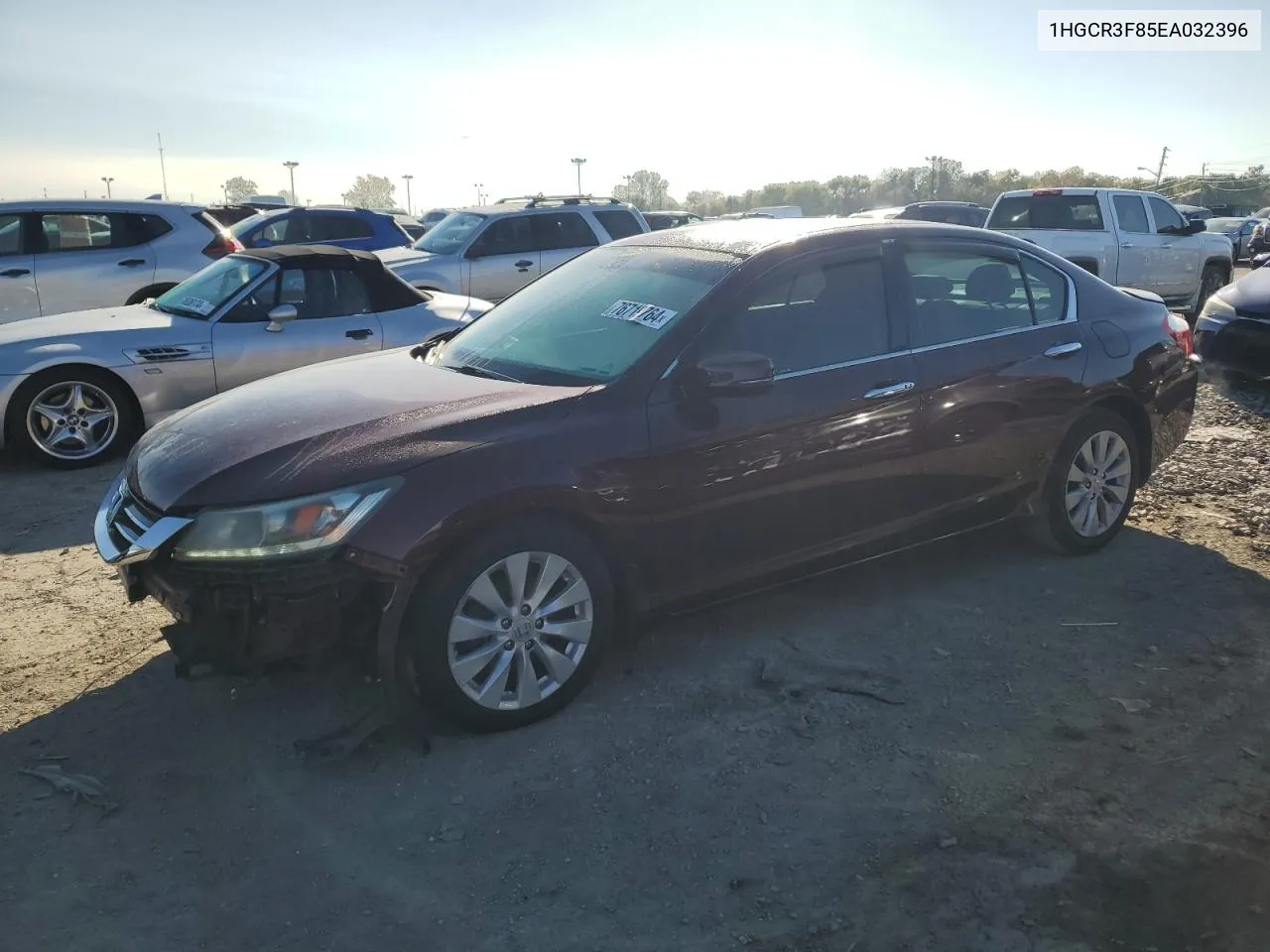 2014 Honda Accord Exl VIN: 1HGCR3F85EA032396 Lot: 76719764