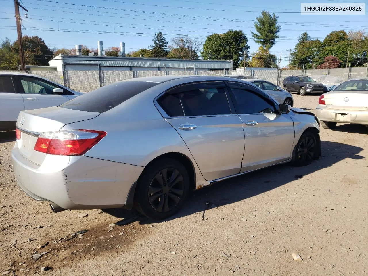 1HGCR2F33EA240825 2014 Honda Accord Lx