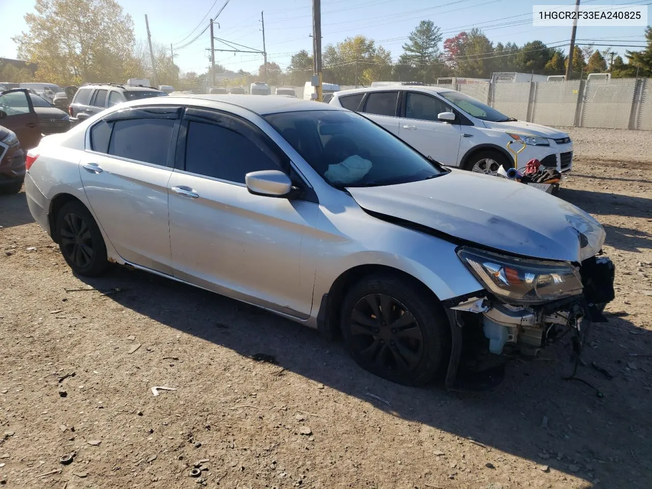 2014 Honda Accord Lx VIN: 1HGCR2F33EA240825 Lot: 76739014