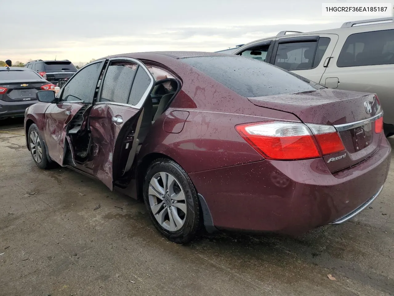 2014 Honda Accord Lx VIN: 1HGCR2F36EA185187 Lot: 76767584