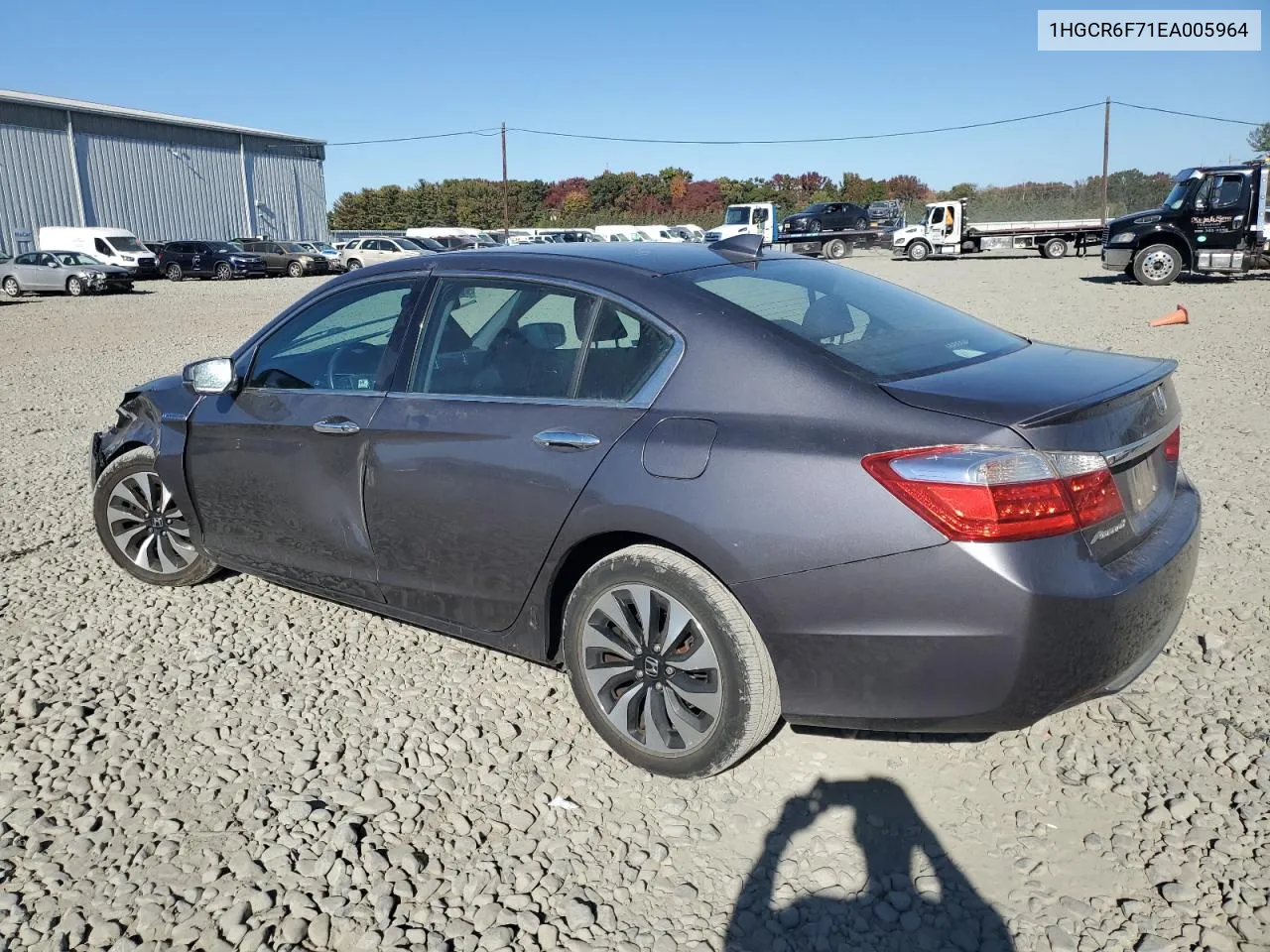 2014 Honda Accord Touring Hybrid VIN: 1HGCR6F71EA005964 Lot: 76900934