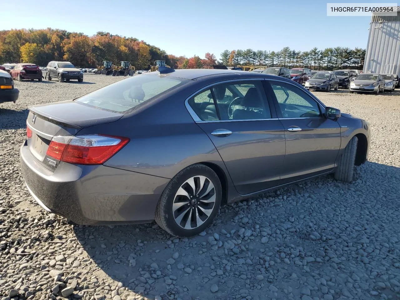 2014 Honda Accord Touring Hybrid VIN: 1HGCR6F71EA005964 Lot: 76900934