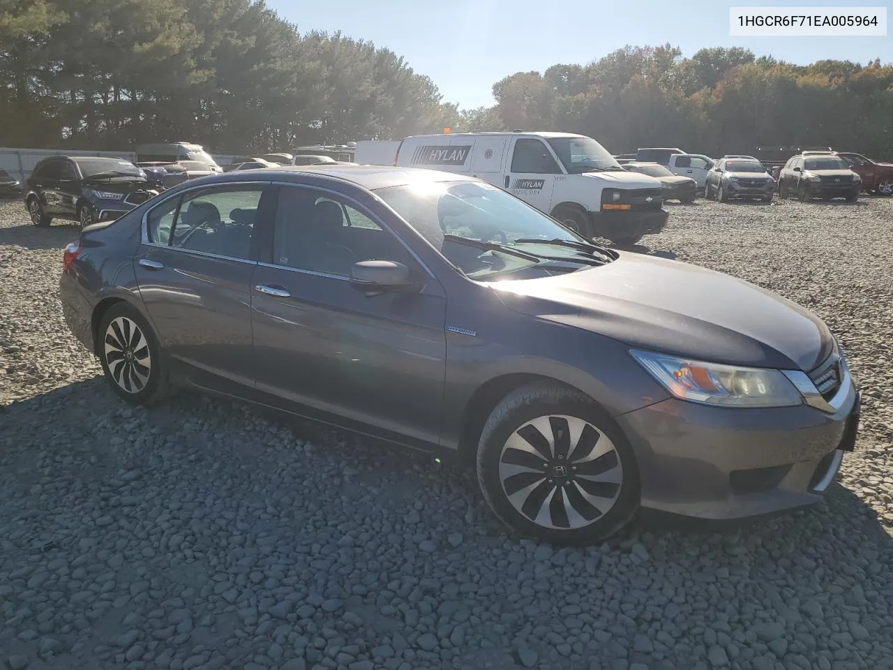 2014 Honda Accord Touring Hybrid VIN: 1HGCR6F71EA005964 Lot: 76900934