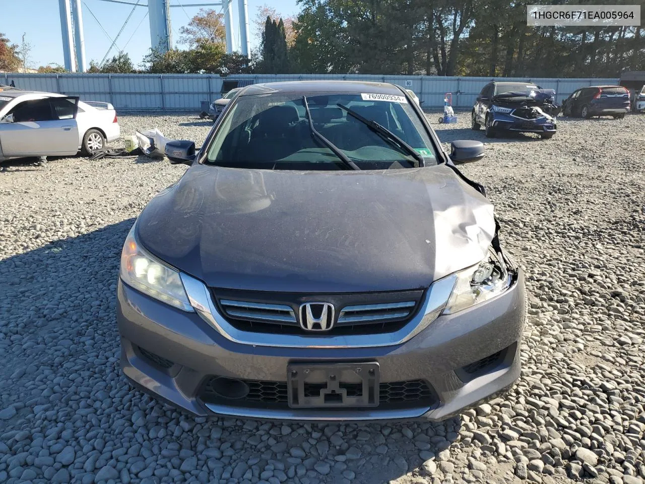 2014 Honda Accord Touring Hybrid VIN: 1HGCR6F71EA005964 Lot: 76900934