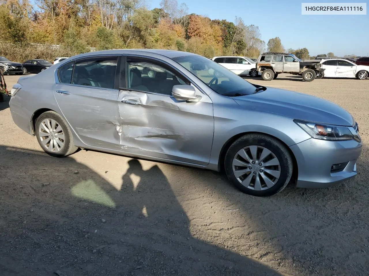 2014 Honda Accord Exl VIN: 1HGCR2F84EA111116 Lot: 76942964