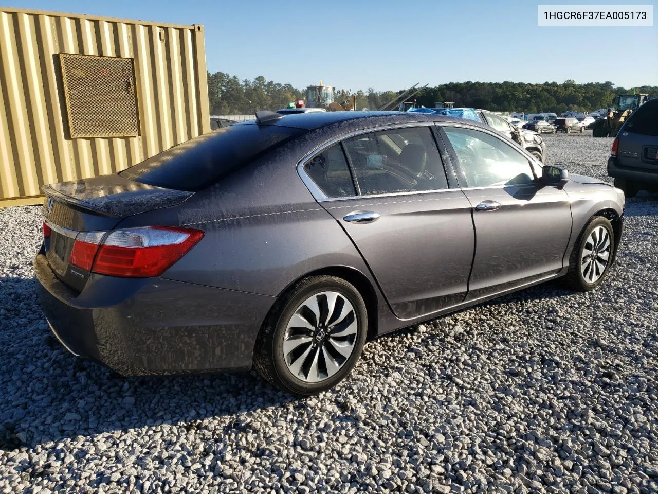 2014 Honda Accord Hybrid VIN: 1HGCR6F37EA005173 Lot: 76967364