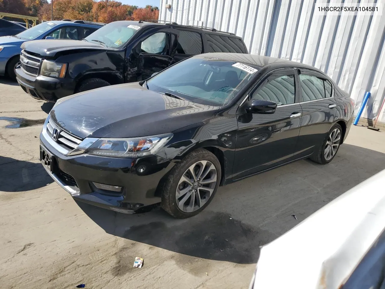 2014 Honda Accord Sport VIN: 1HGCR2F5XEA104581 Lot: 77116114