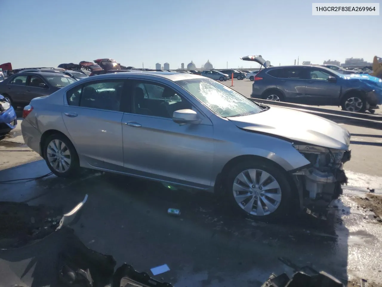 2014 Honda Accord Exl VIN: 1HGCR2F83EA269964 Lot: 77170144