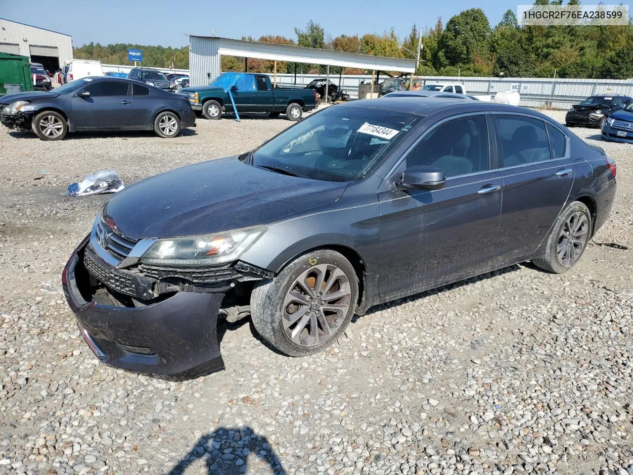 1HGCR2F76EA238599 2014 Honda Accord Ex