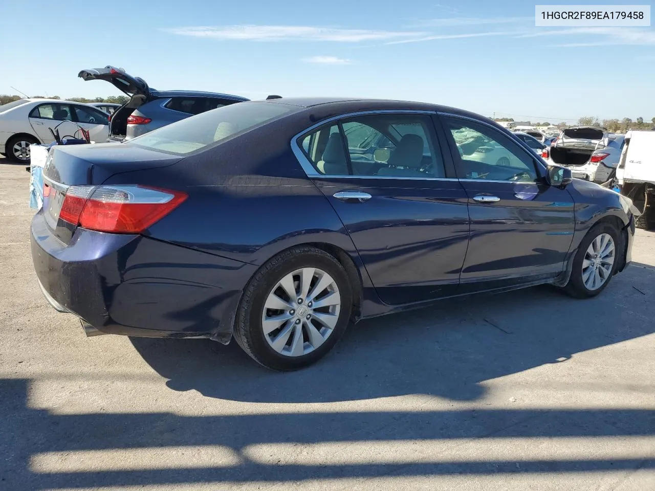 2014 Honda Accord Exl VIN: 1HGCR2F89EA179458 Lot: 77209074