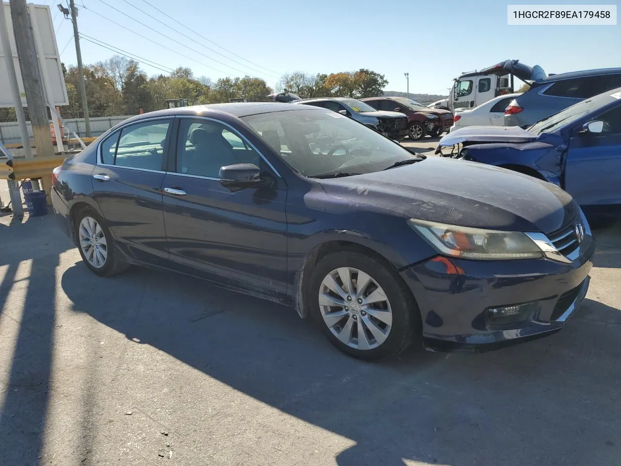 2014 Honda Accord Exl VIN: 1HGCR2F89EA179458 Lot: 77209074