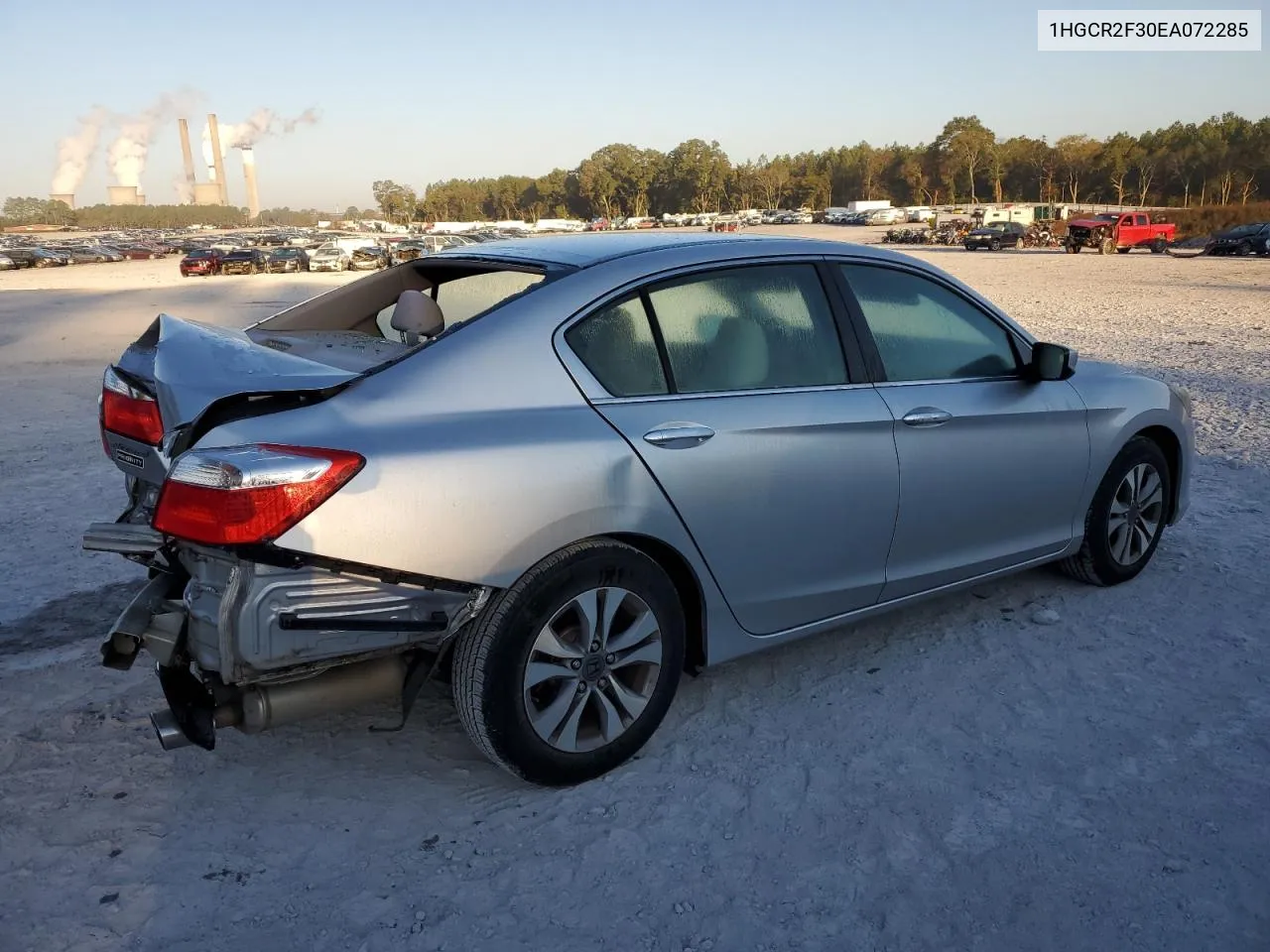 2014 Honda Accord Lx VIN: 1HGCR2F30EA072285 Lot: 77374294