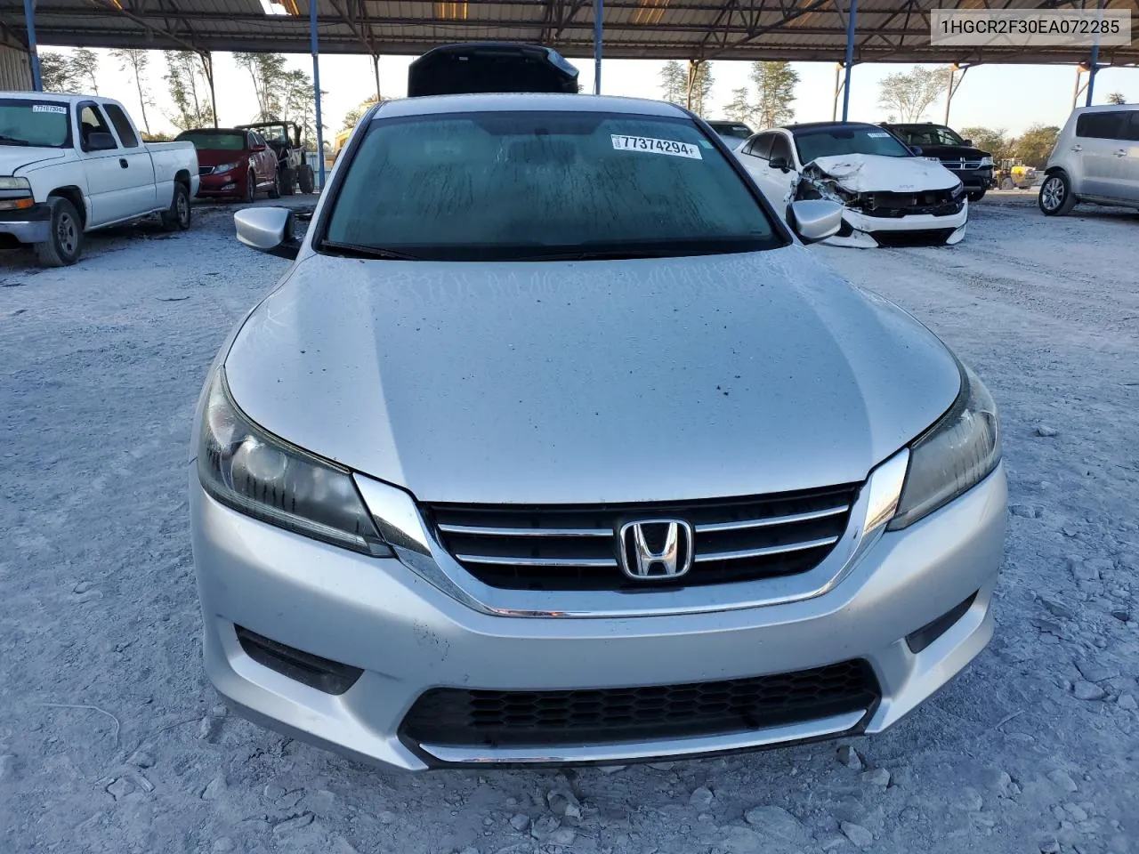 2014 Honda Accord Lx VIN: 1HGCR2F30EA072285 Lot: 77374294