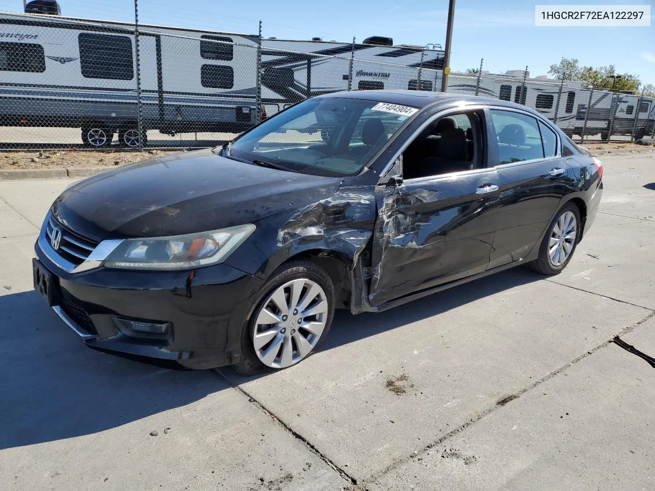 2014 Honda Accord Ex VIN: 1HGCR2F72EA122297 Lot: 77404904