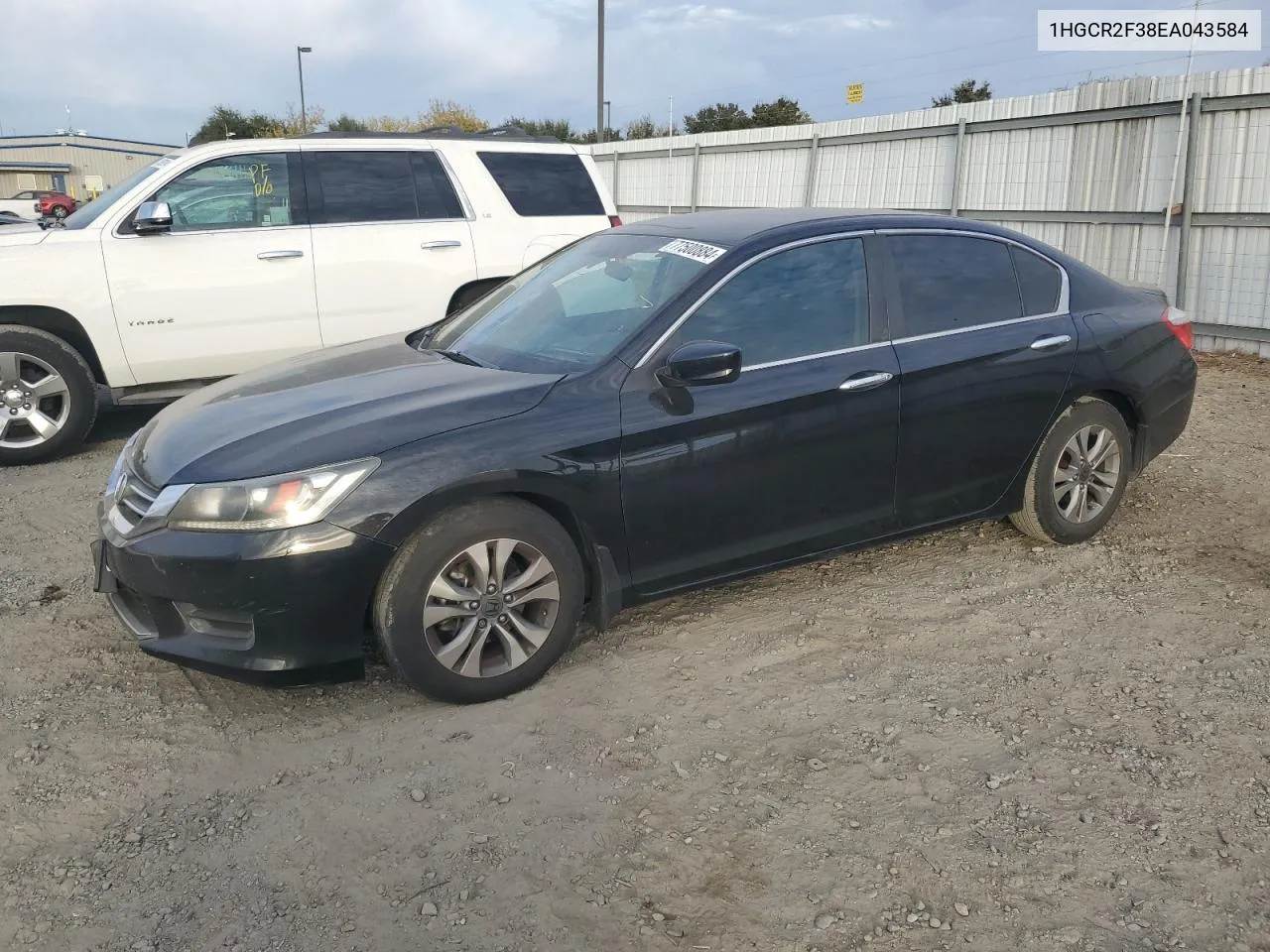 2014 Honda Accord Lx VIN: 1HGCR2F38EA043584 Lot: 77500884