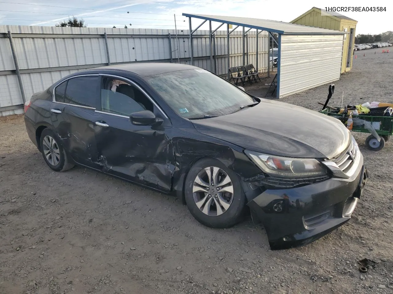 2014 Honda Accord Lx VIN: 1HGCR2F38EA043584 Lot: 77500884