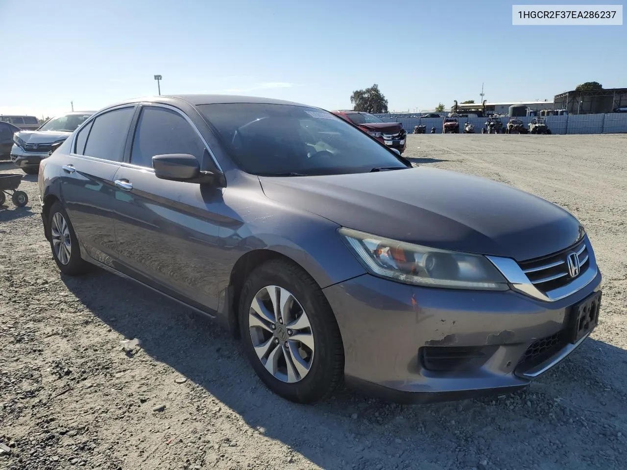 2014 Honda Accord Lx VIN: 1HGCR2F37EA286237 Lot: 77597254