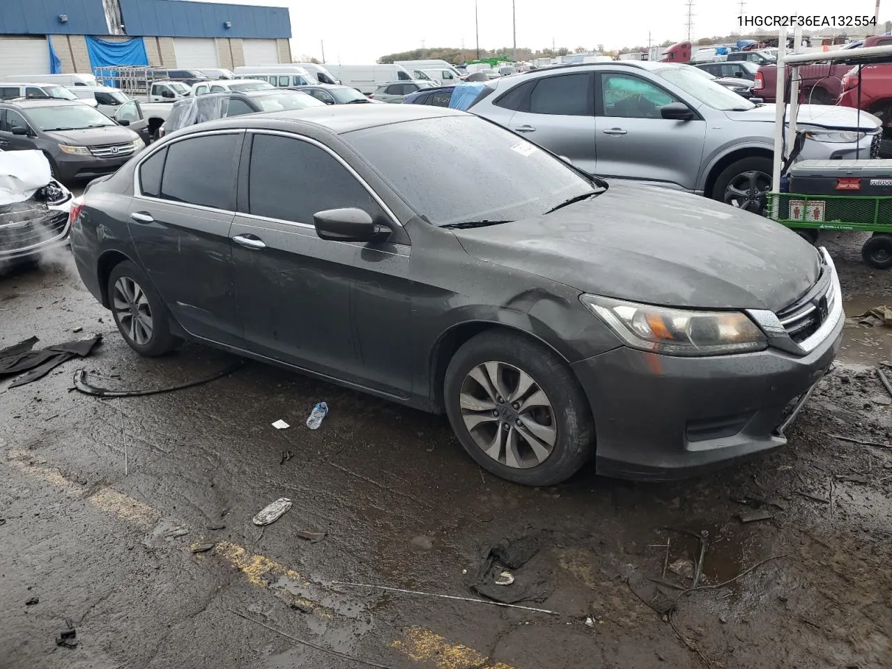 2014 Honda Accord Lx VIN: 1HGCR2F36EA132554 Lot: 77673224