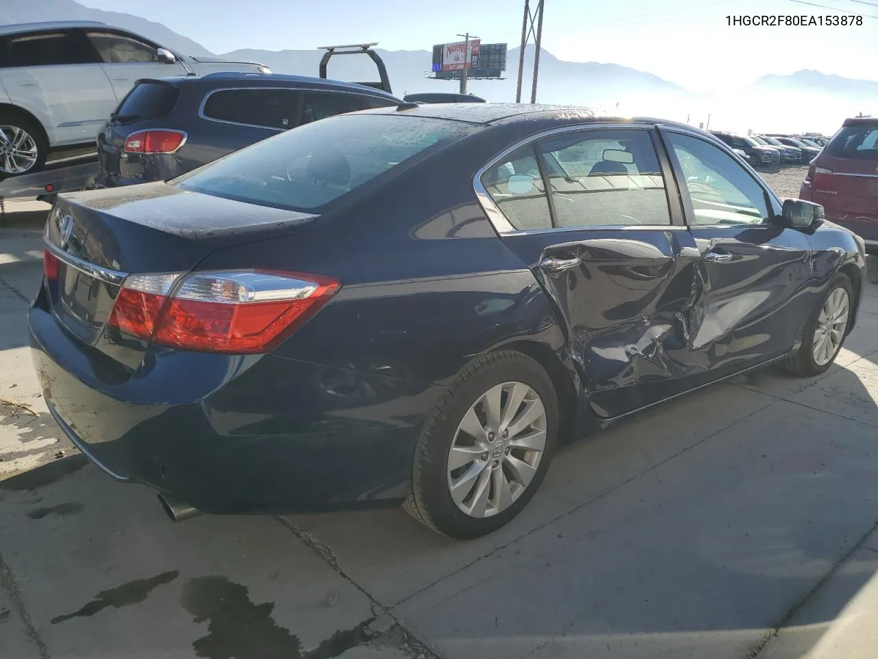 1HGCR2F80EA153878 2014 Honda Accord Exl