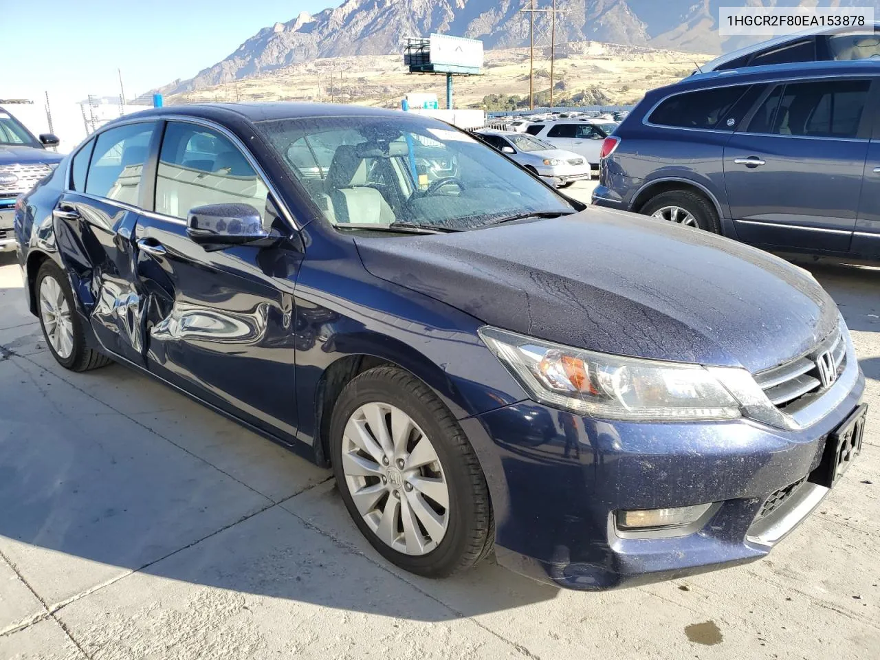 2014 Honda Accord Exl VIN: 1HGCR2F80EA153878 Lot: 77862024