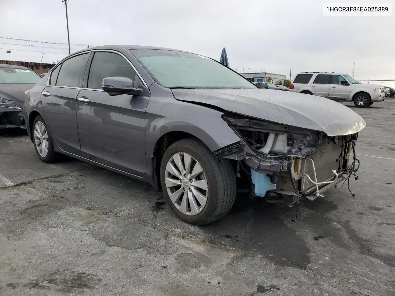 2014 Honda Accord Exl VIN: 1HGCR3F84EA025889 Lot: 77887384