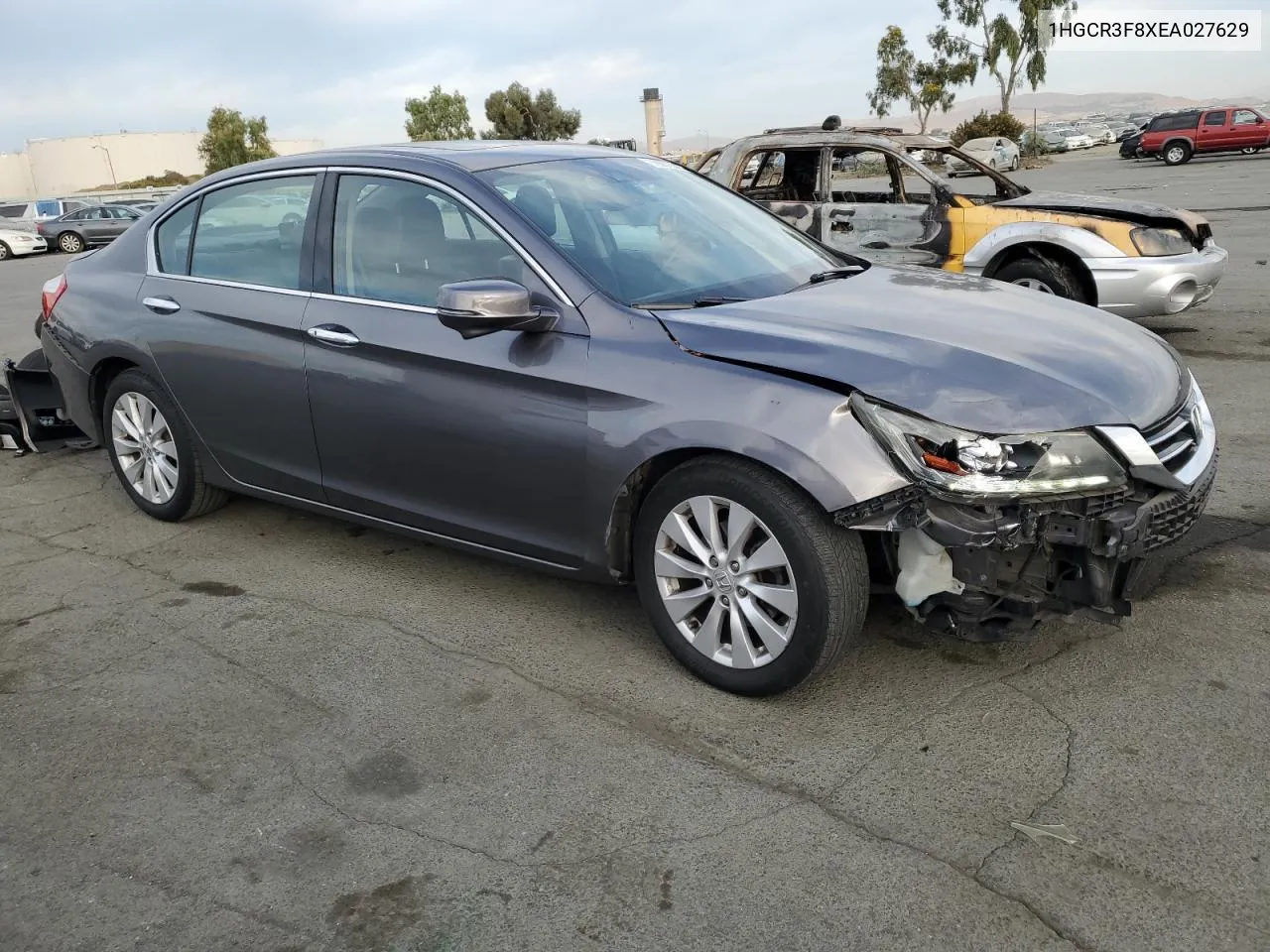 2014 Honda Accord Exl VIN: 1HGCR3F8XEA027629 Lot: 78007244