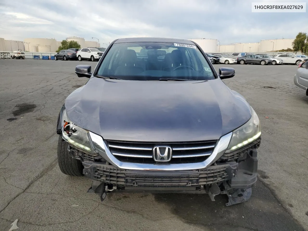 2014 Honda Accord Exl VIN: 1HGCR3F8XEA027629 Lot: 78007244