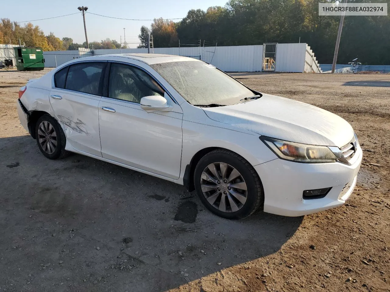 2014 Honda Accord Exl VIN: 1HGCR3F88EA032974 Lot: 78080364