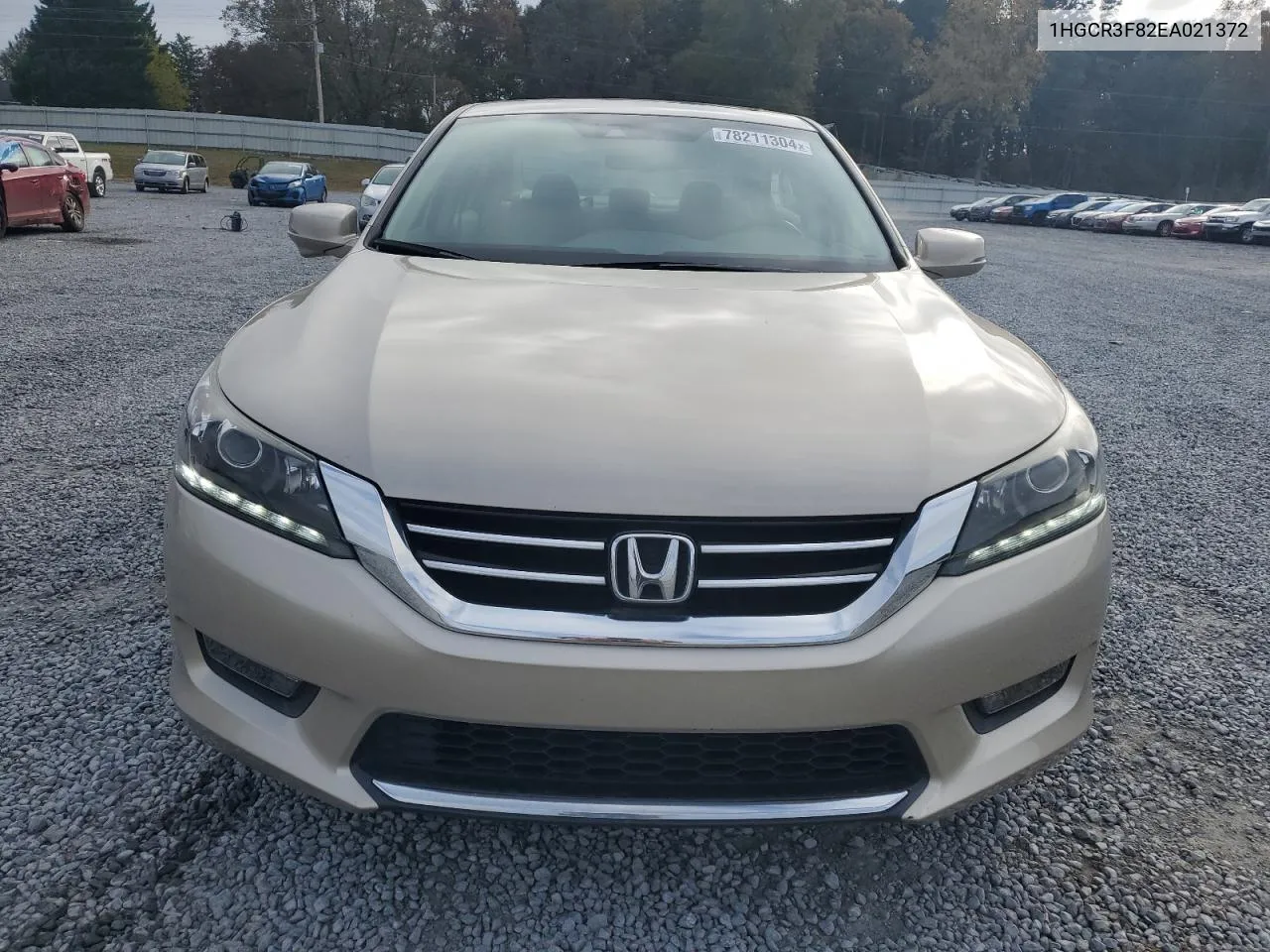 2014 Honda Accord Exl VIN: 1HGCR3F82EA021372 Lot: 78211304