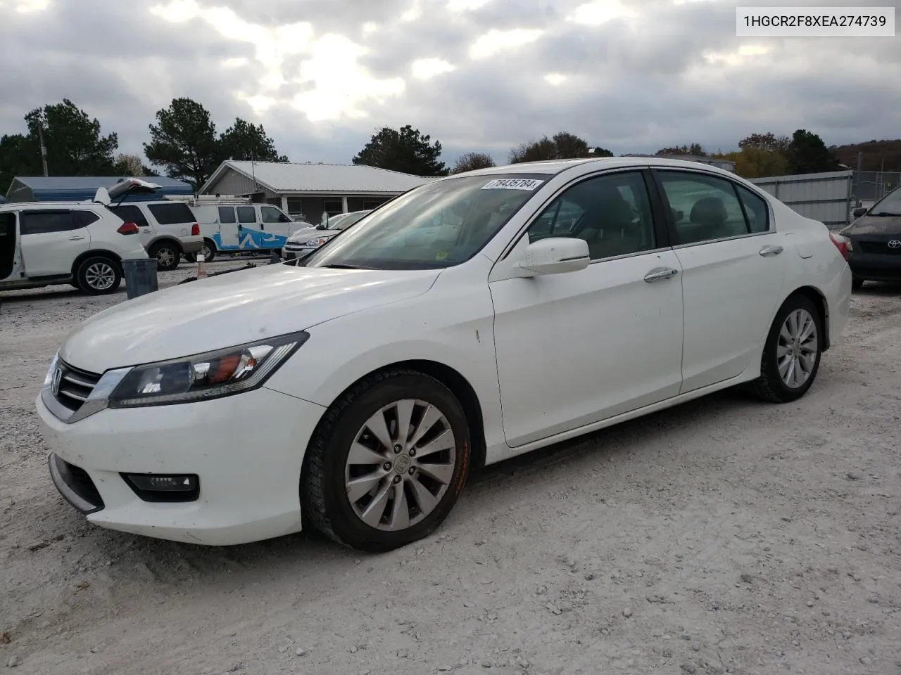 2014 Honda Accord Exl VIN: 1HGCR2F8XEA274739 Lot: 78435784