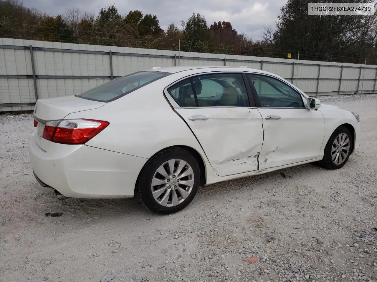 2014 Honda Accord Exl VIN: 1HGCR2F8XEA274739 Lot: 78435784