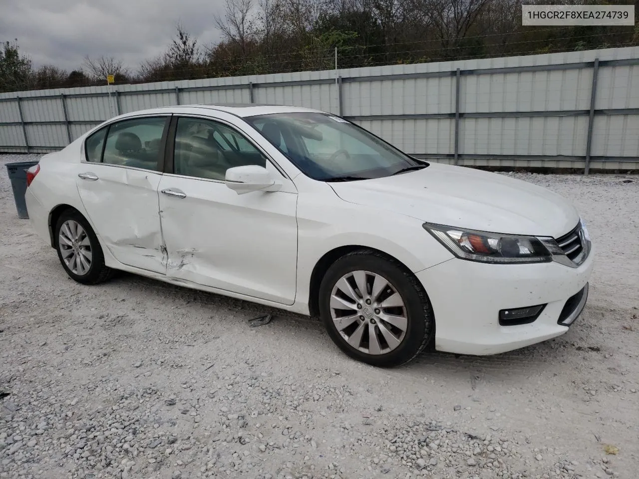 2014 Honda Accord Exl VIN: 1HGCR2F8XEA274739 Lot: 78435784