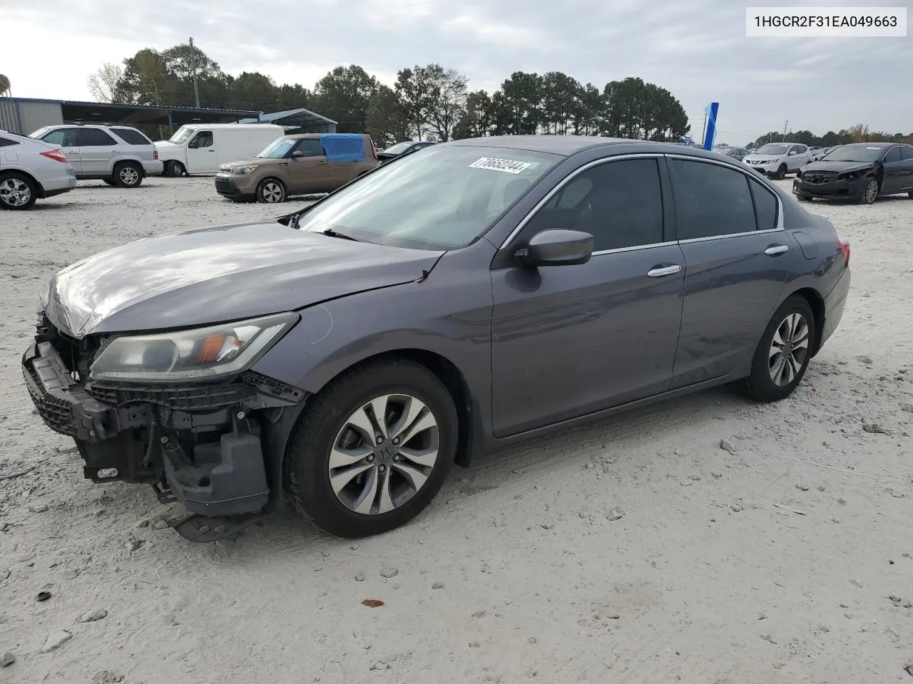 2014 Honda Accord Lx VIN: 1HGCR2F31EA049663 Lot: 78652244