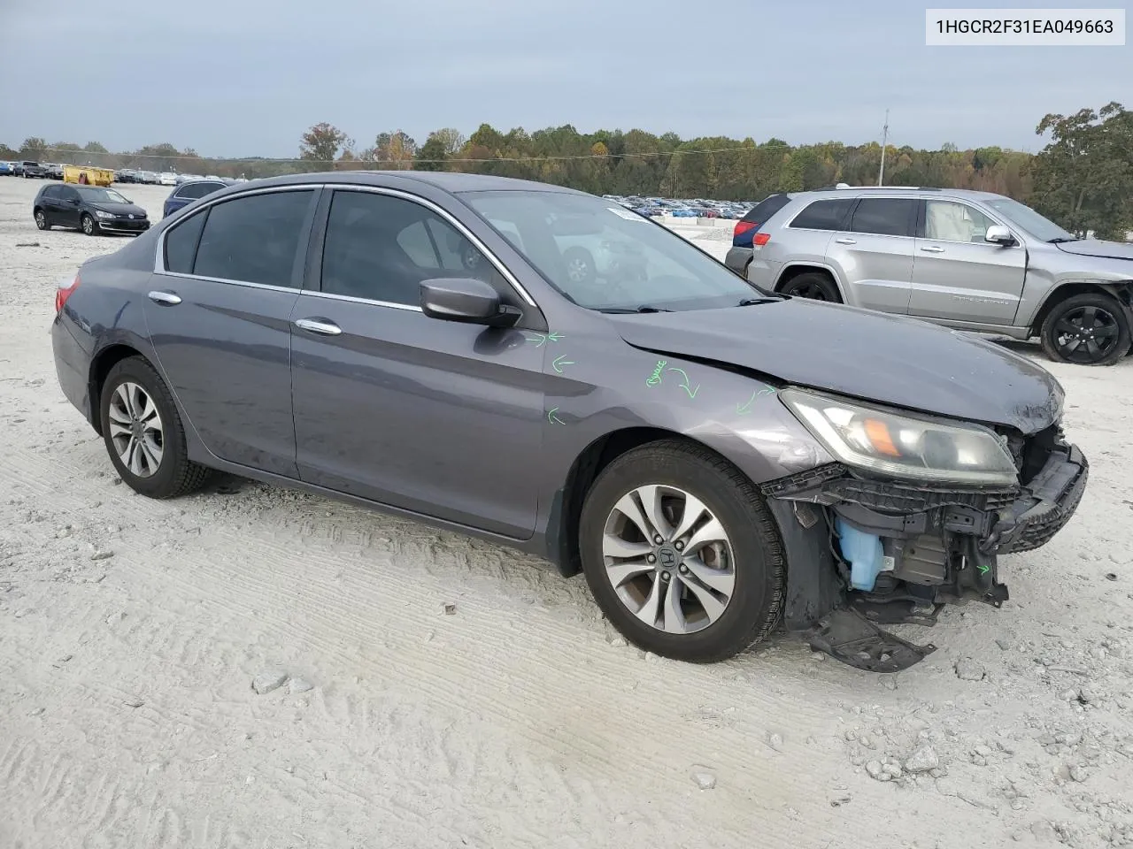 2014 Honda Accord Lx VIN: 1HGCR2F31EA049663 Lot: 78652244