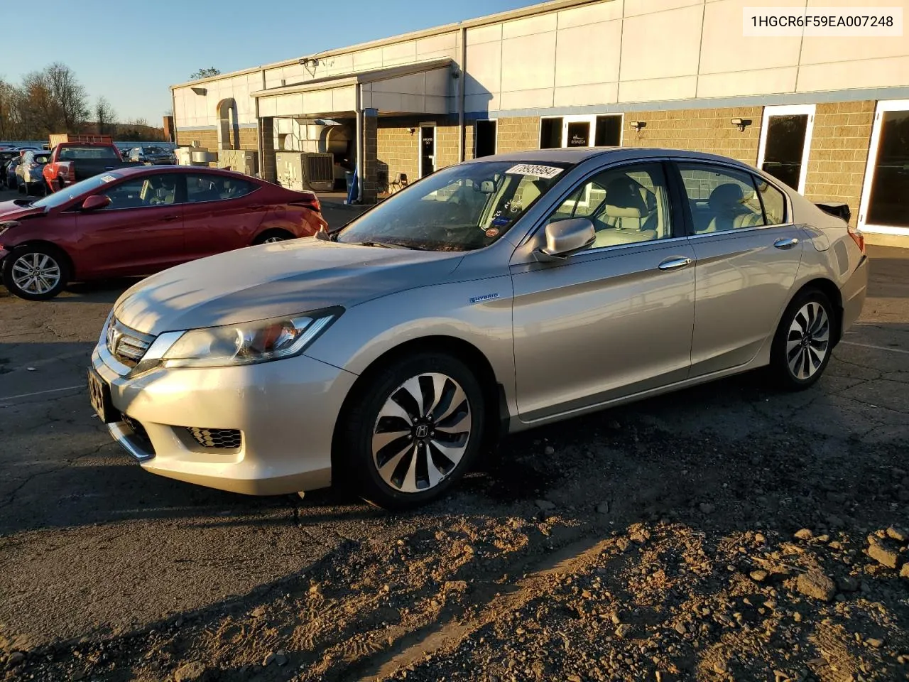 2014 Honda Accord Hybrid Exl VIN: 1HGCR6F59EA007248 Lot: 78935984