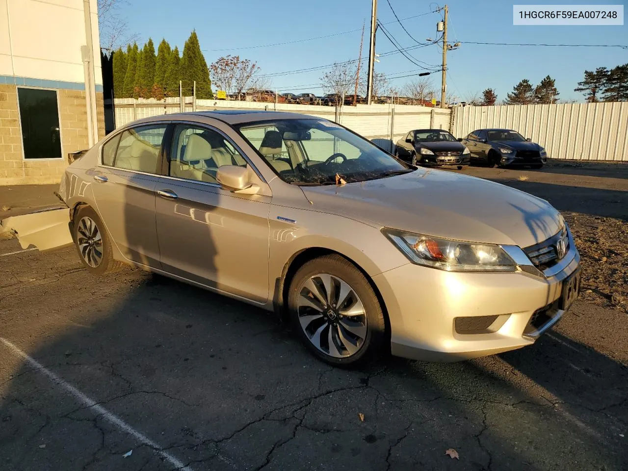 2014 Honda Accord Hybrid Exl VIN: 1HGCR6F59EA007248 Lot: 78935984