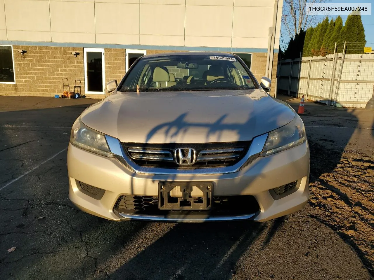 2014 Honda Accord Hybrid Exl VIN: 1HGCR6F59EA007248 Lot: 78935984