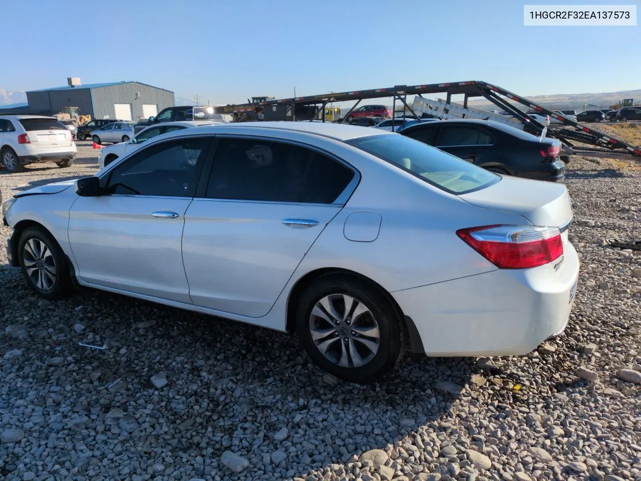 2014 Honda Accord Lx VIN: 1HGCR2F32EA137573 Lot: 79703864