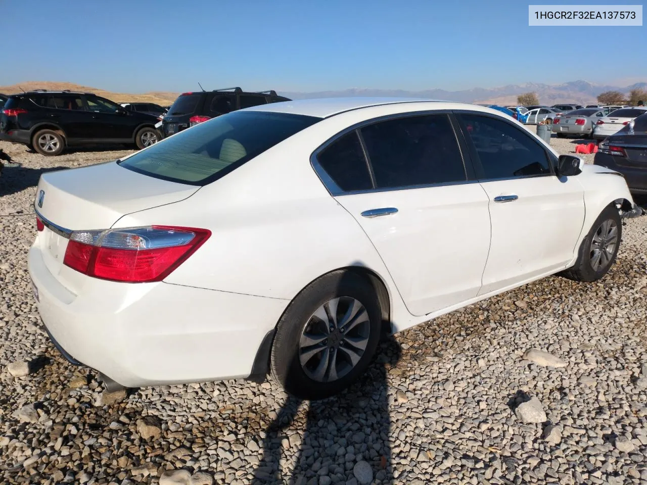 2014 Honda Accord Lx VIN: 1HGCR2F32EA137573 Lot: 79703864