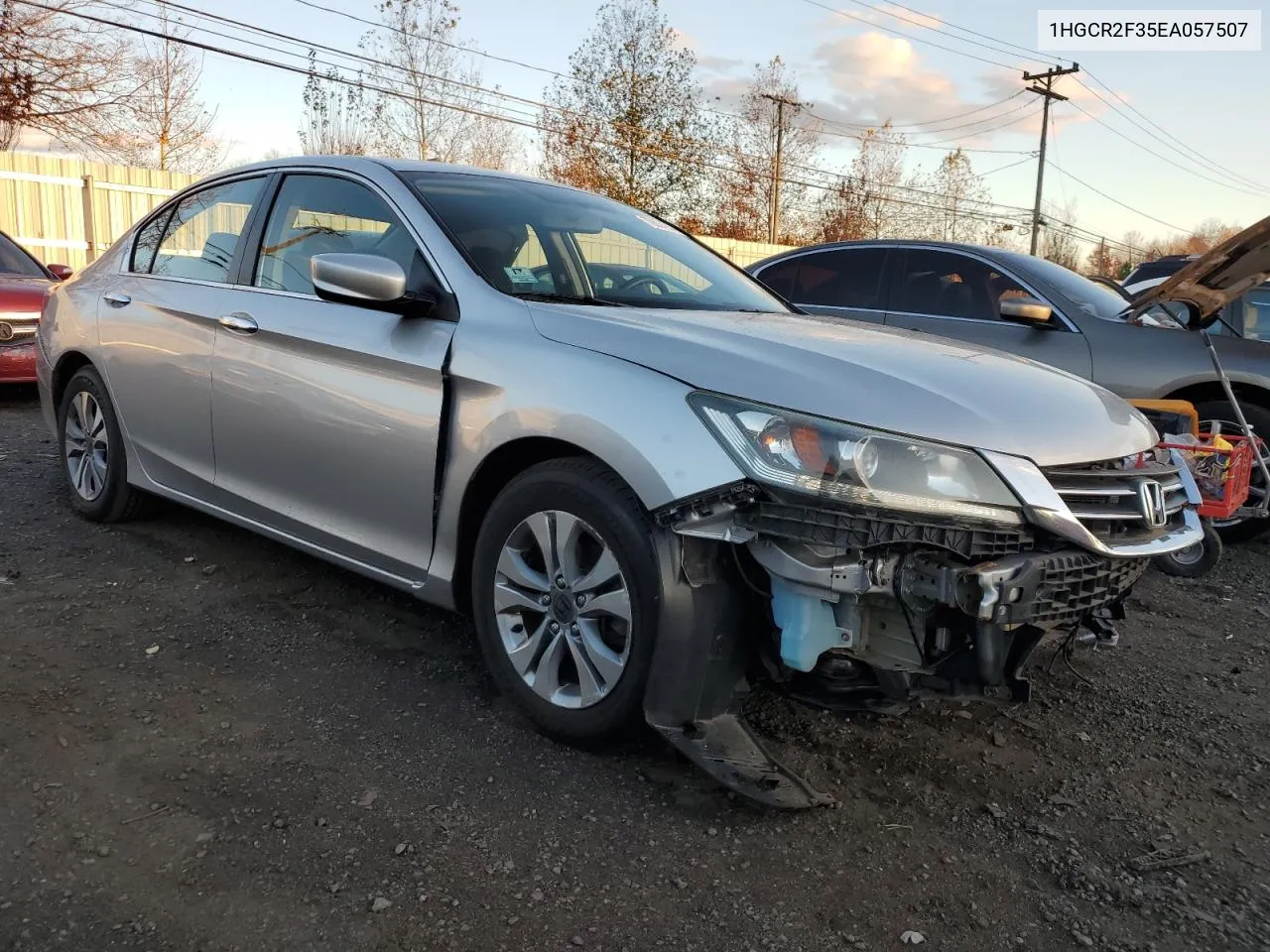 2014 Honda Accord Lx VIN: 1HGCR2F35EA057507 Lot: 79824244