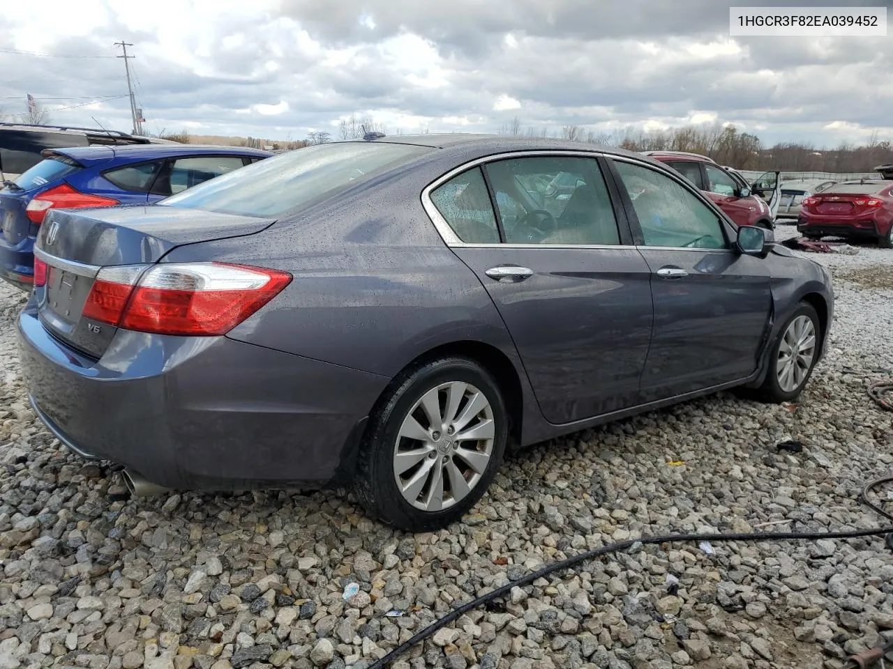 2014 Honda Accord Exl VIN: 1HGCR3F82EA039452 Lot: 79967134