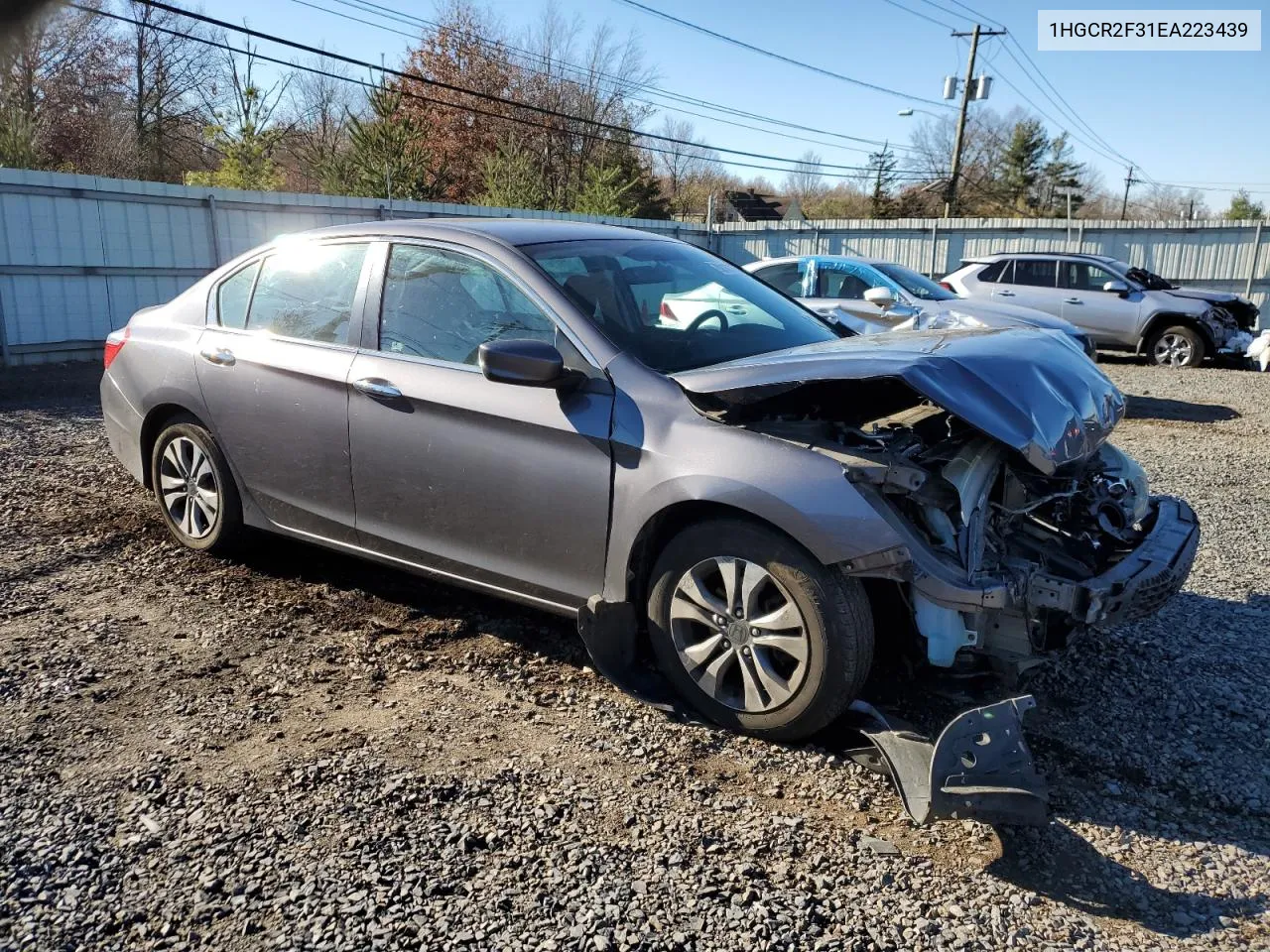 2014 Honda Accord Lx VIN: 1HGCR2F31EA223439 Lot: 80167774